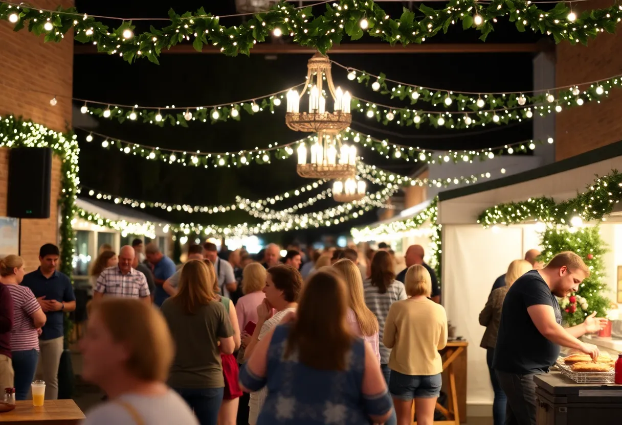 Crowd enjoying the Gala of Musical Memories in Starkville, Mississippi