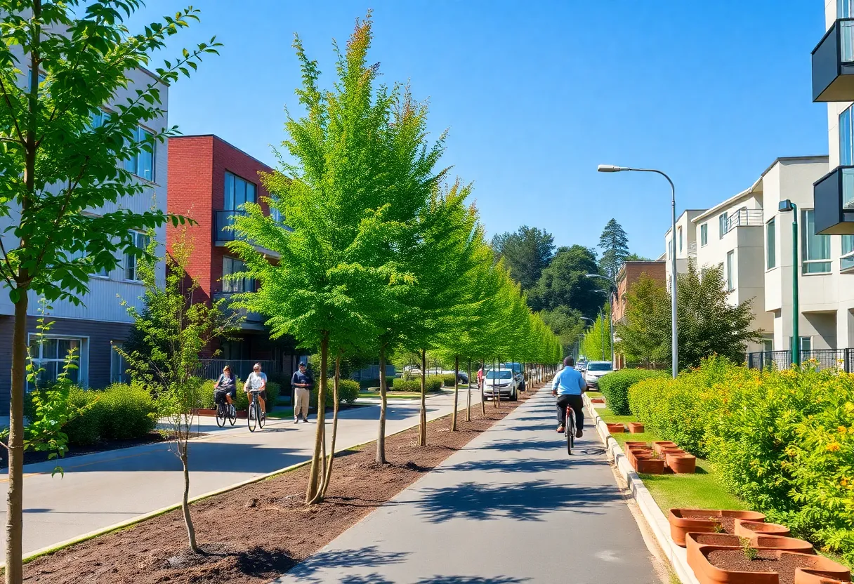 Tree planting initiative along Lynn Lane in Starkville