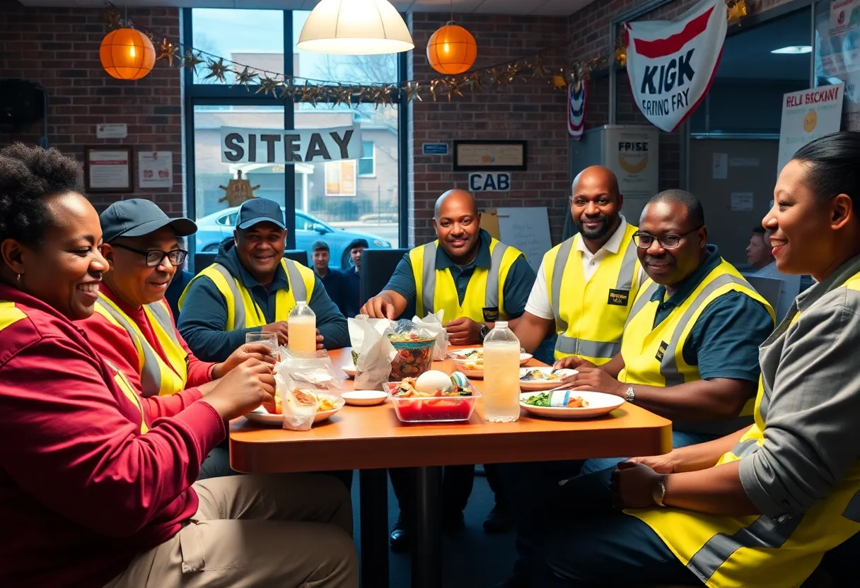 Sanitation workers at Starkville's annual MLK luncheon