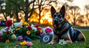 Starkville Community Mourns Loss of K9 Officer Kojack