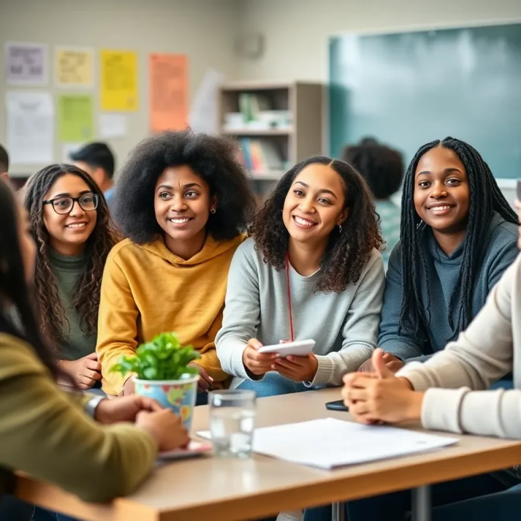 High school students participating in the World Food Prize Mississippi Youth Institute
