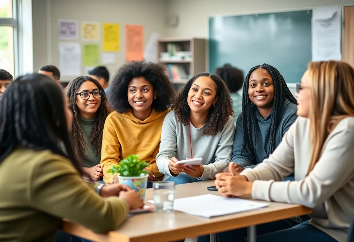 High school students participating in the World Food Prize Mississippi Youth Institute