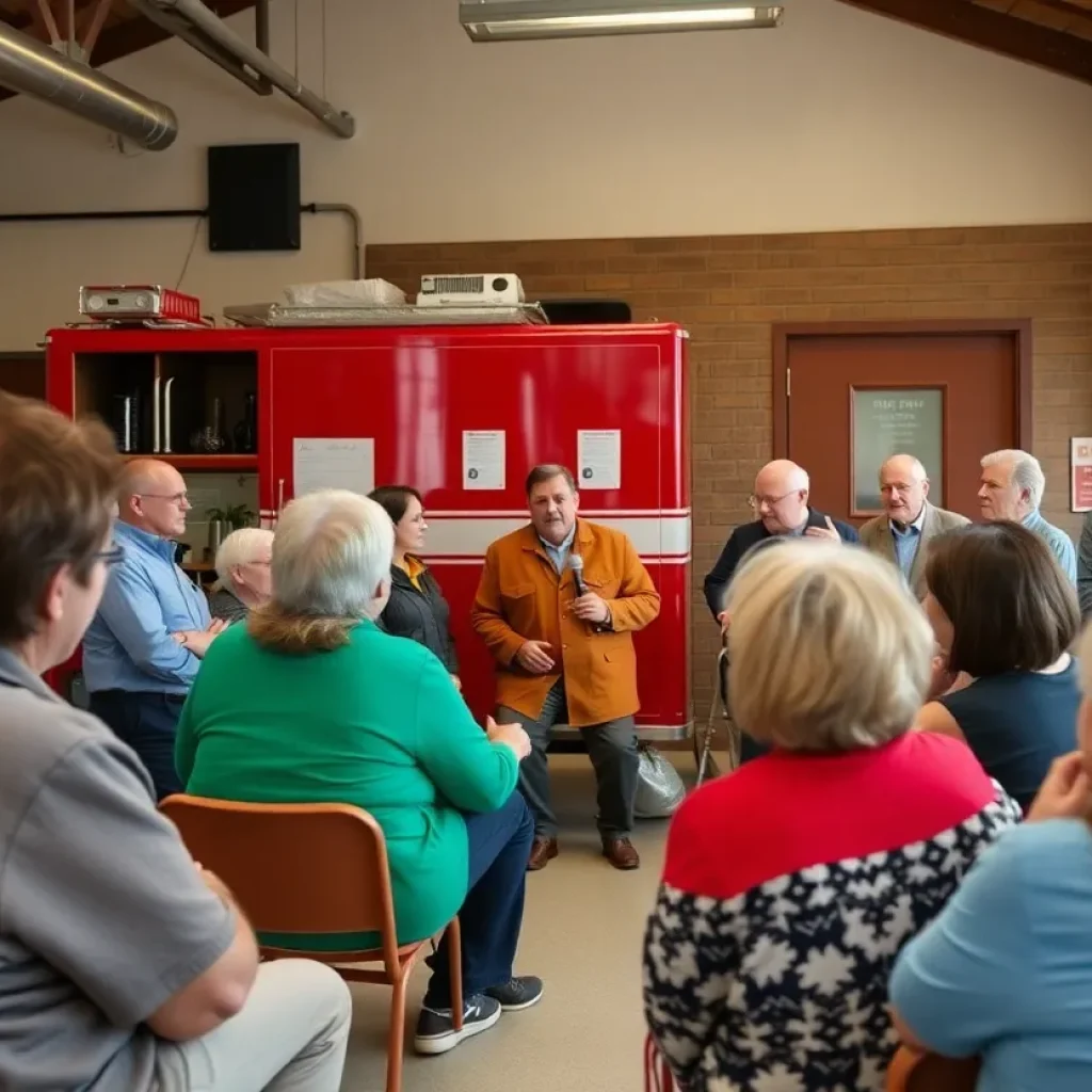 Residents of Oktibbeha County gather for a public planning meeting.