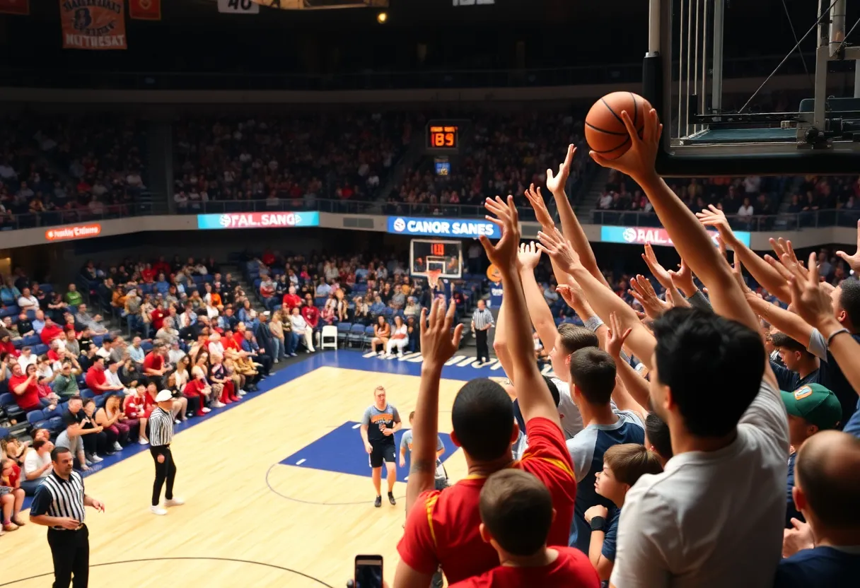 Oklahoma Sooners players celebrating a hard-fought victory on the court