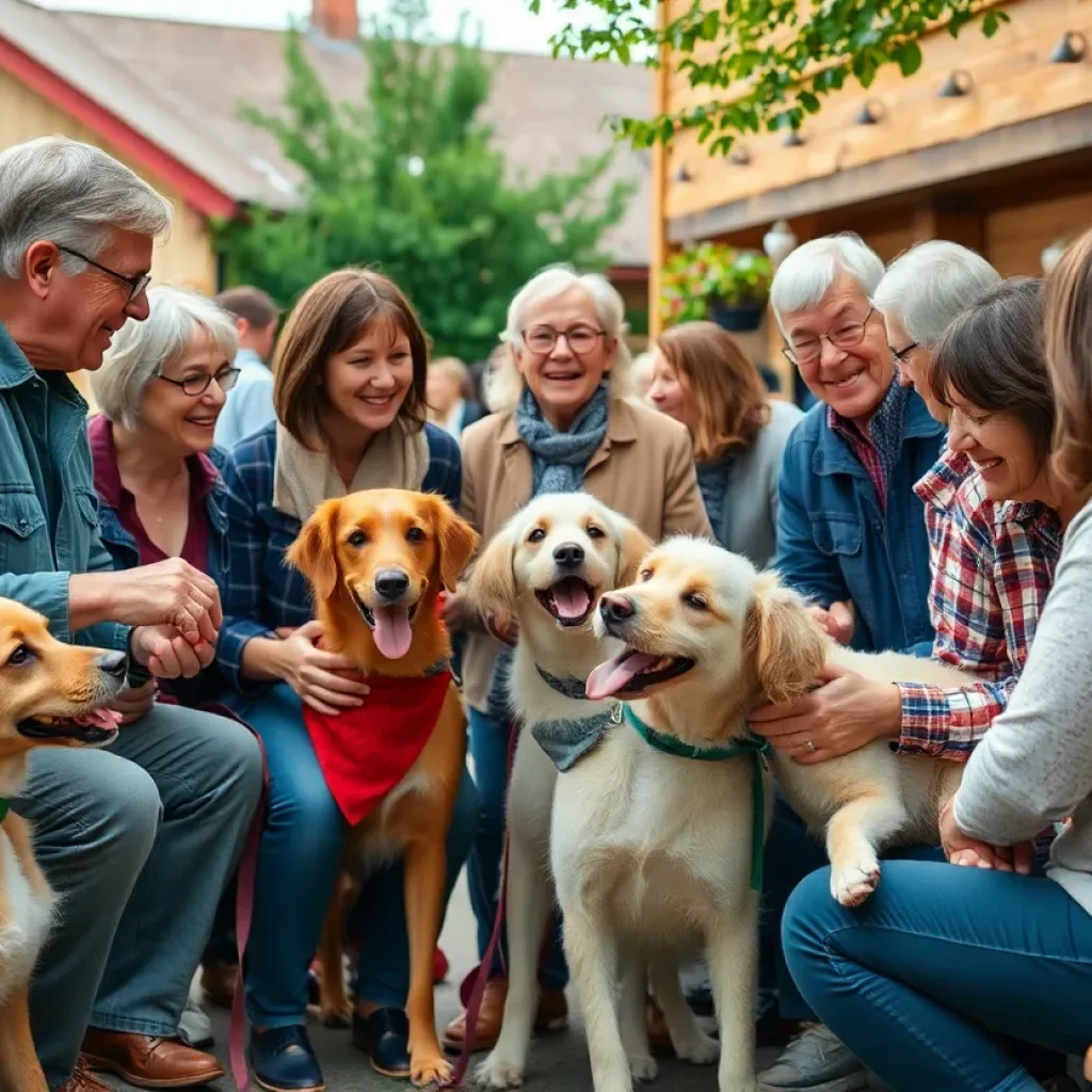 Residents of Starkville gather to remember Buster Camp the Pet Mayor