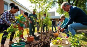 Starkville Community Unites for Tree Planting Event