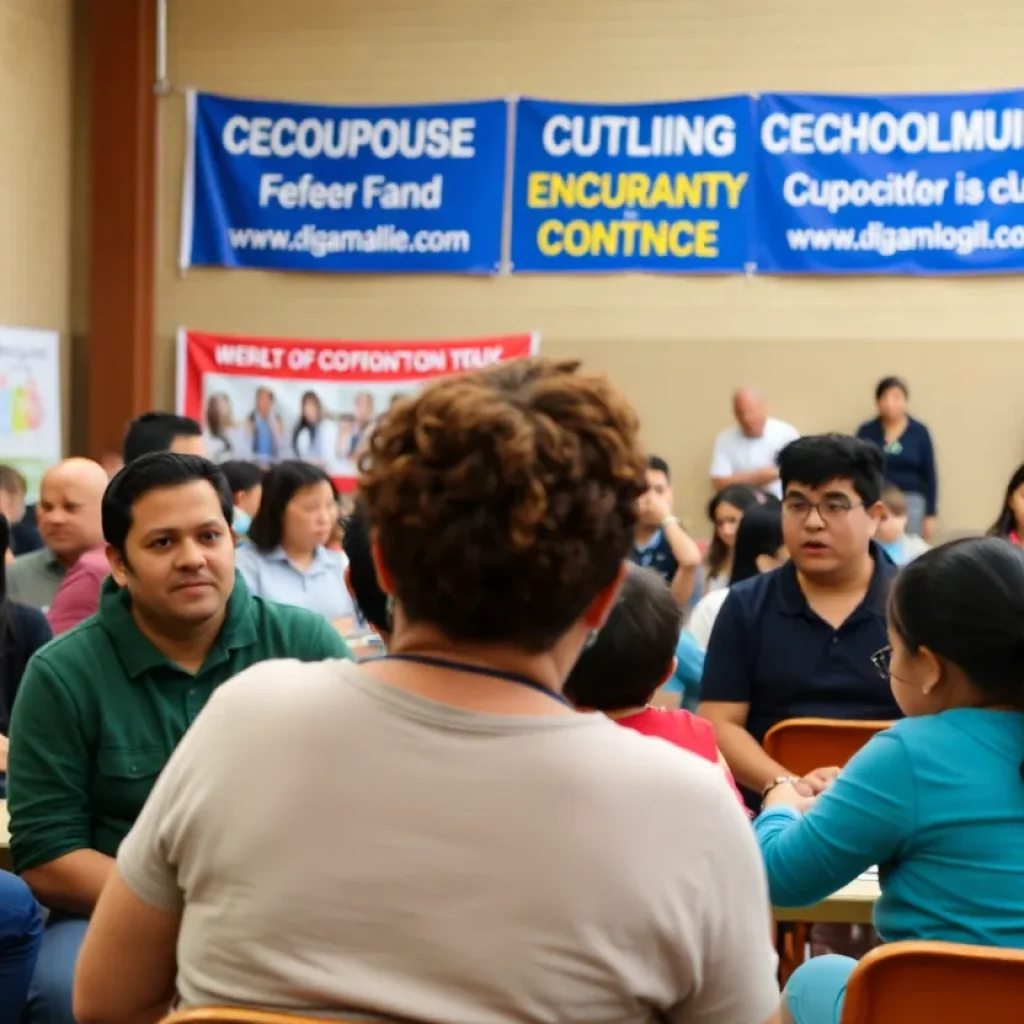 Community members participating in the Starkville School Attendance Forum.