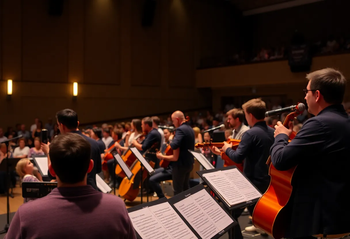 Audience enjoying a performance by TAKE3 at Mississippi State University.