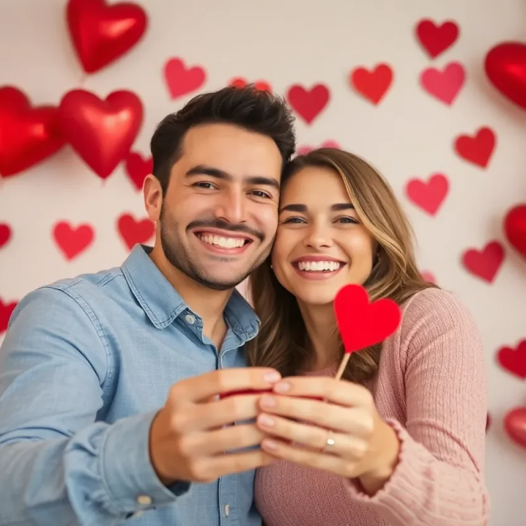 Couples celebrating love during Valentine's Day Contest