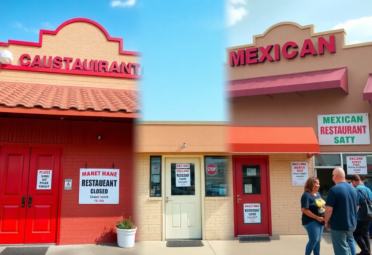 Closed Mexican restaurants in Columbus, MS with community members discussing