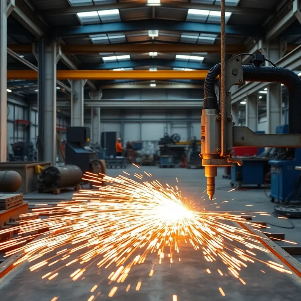Fabricators Supply facility with advanced machinery.