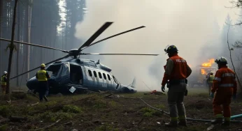 Tragic Helicopter Crash Claims Lives of Three Medical Crew Members