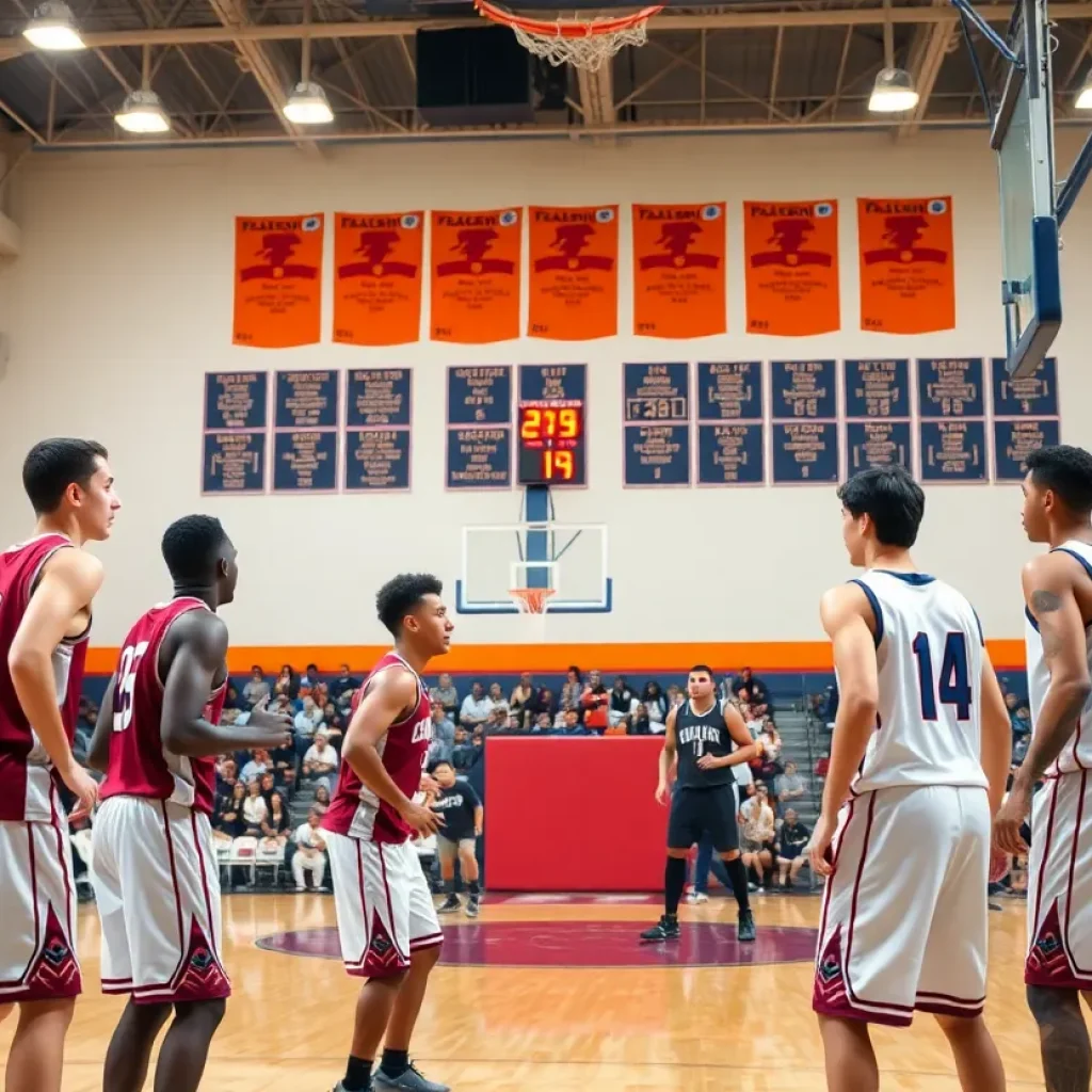 Mississippi State women's basketball team playing in a tournament game.