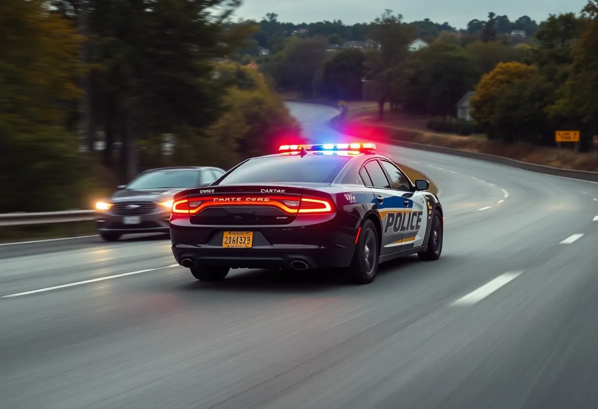 Dramatic police chase in Starkville