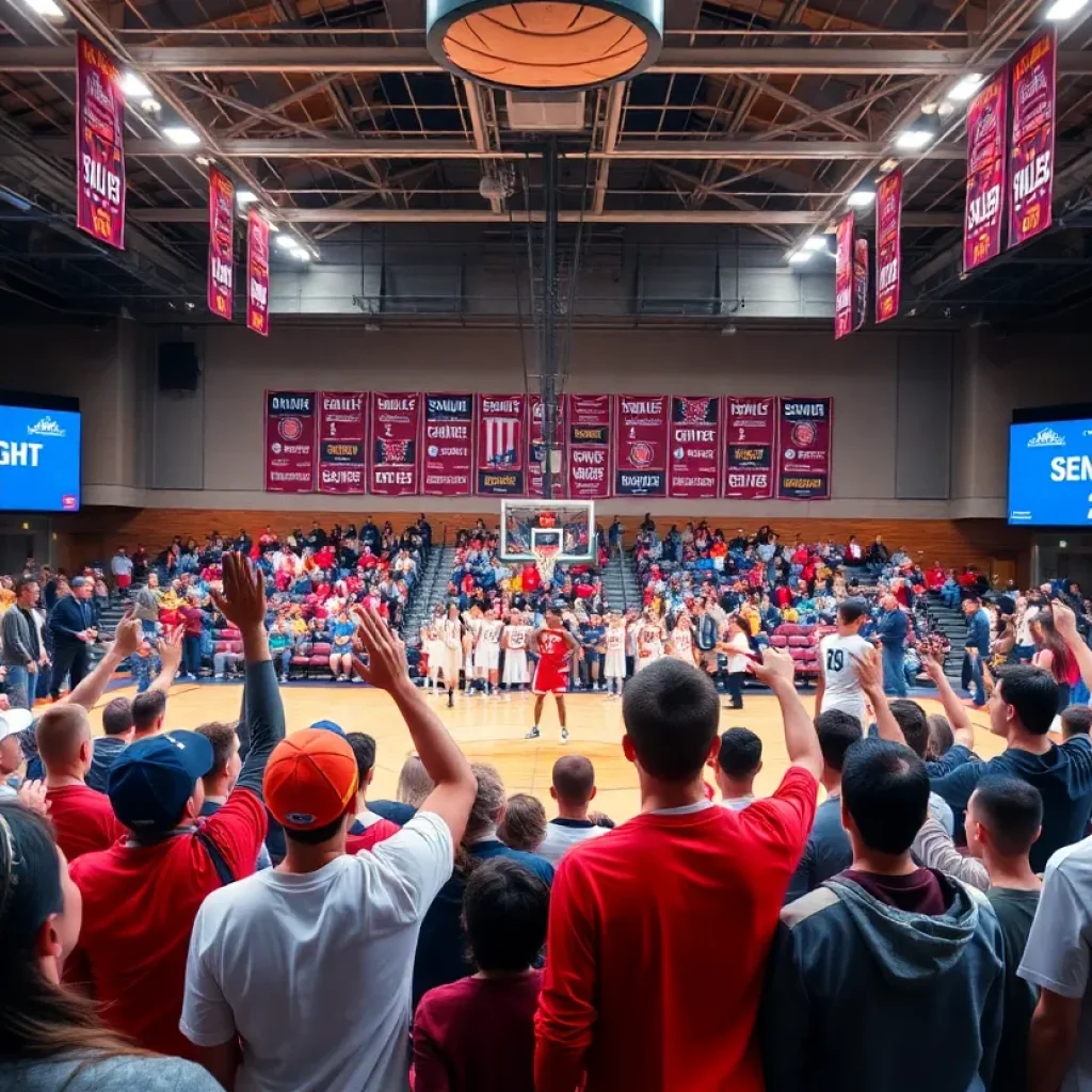 Mississippi State basketball senior night ceremony