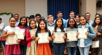 Exchange Club of Columbus Honors Local Student Achievements