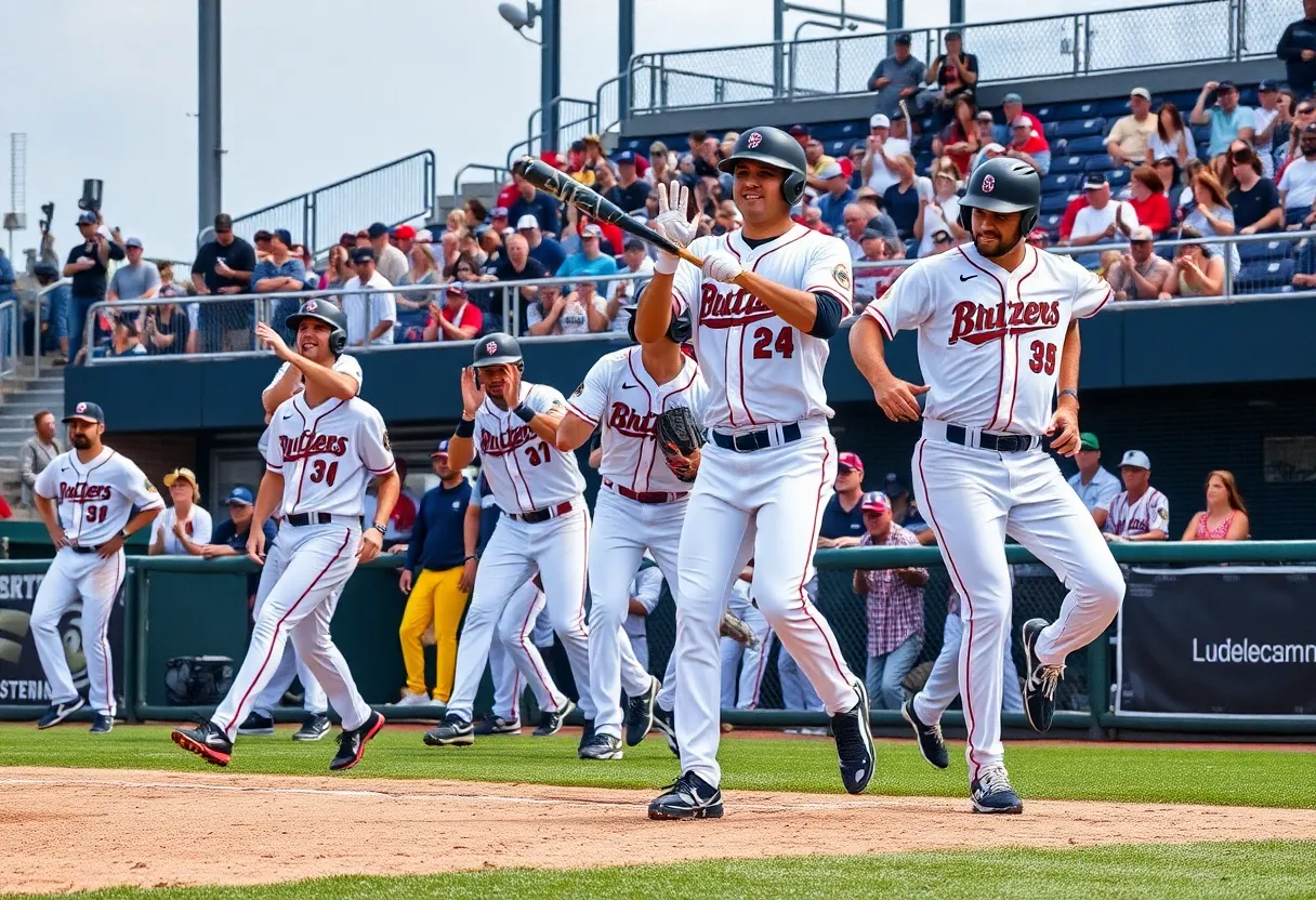 Mississippi State Bulldogs baseball team playing against Florida Gators