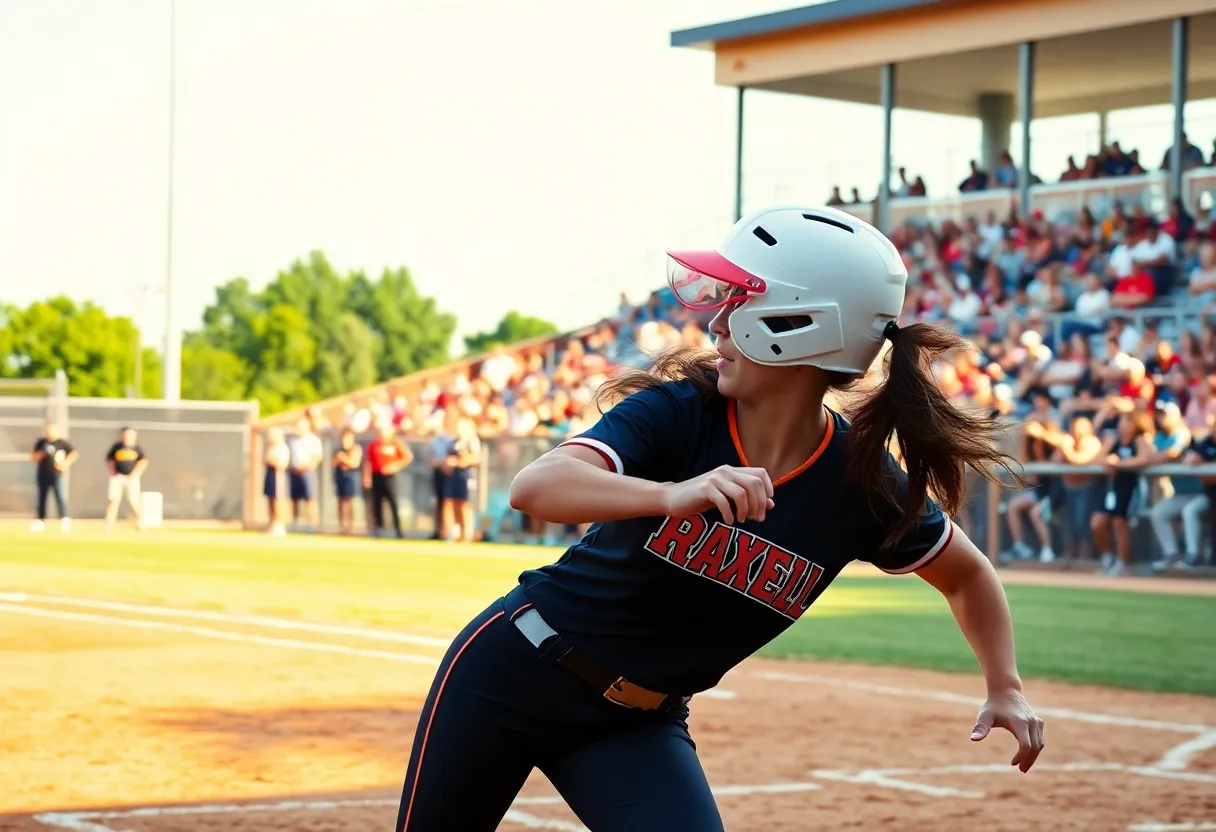 Missouri Tigers Softball Team in Action