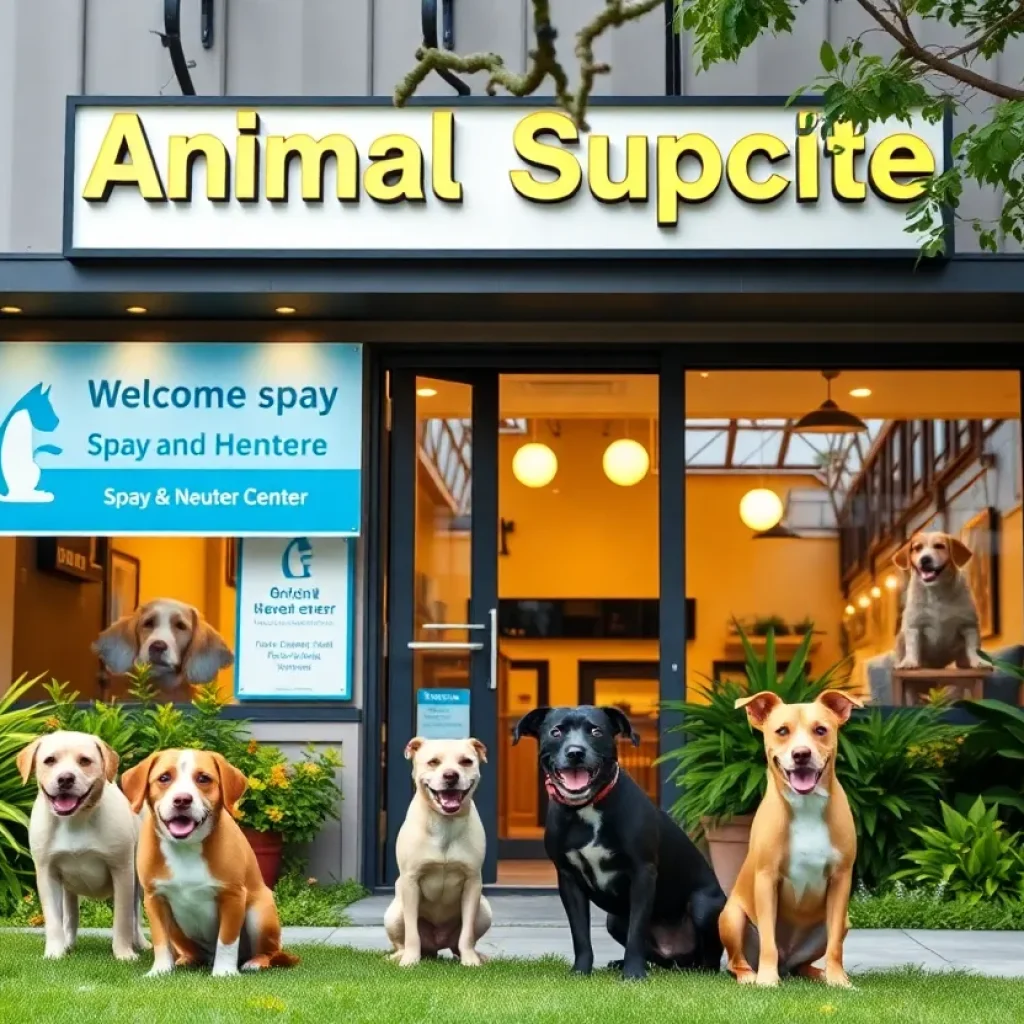 Exterior view of the OCHS Animal Support Center in Starkville