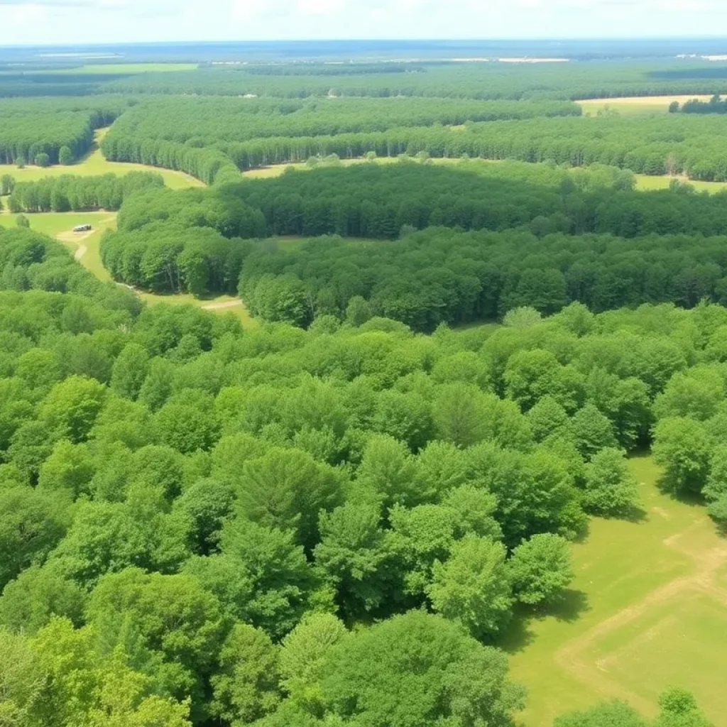Scenic view of Oktibbeha County, Mississippi
