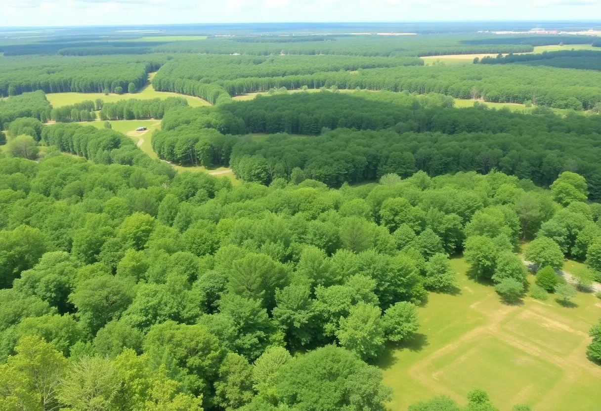 Scenic view of Oktibbeha County, Mississippi