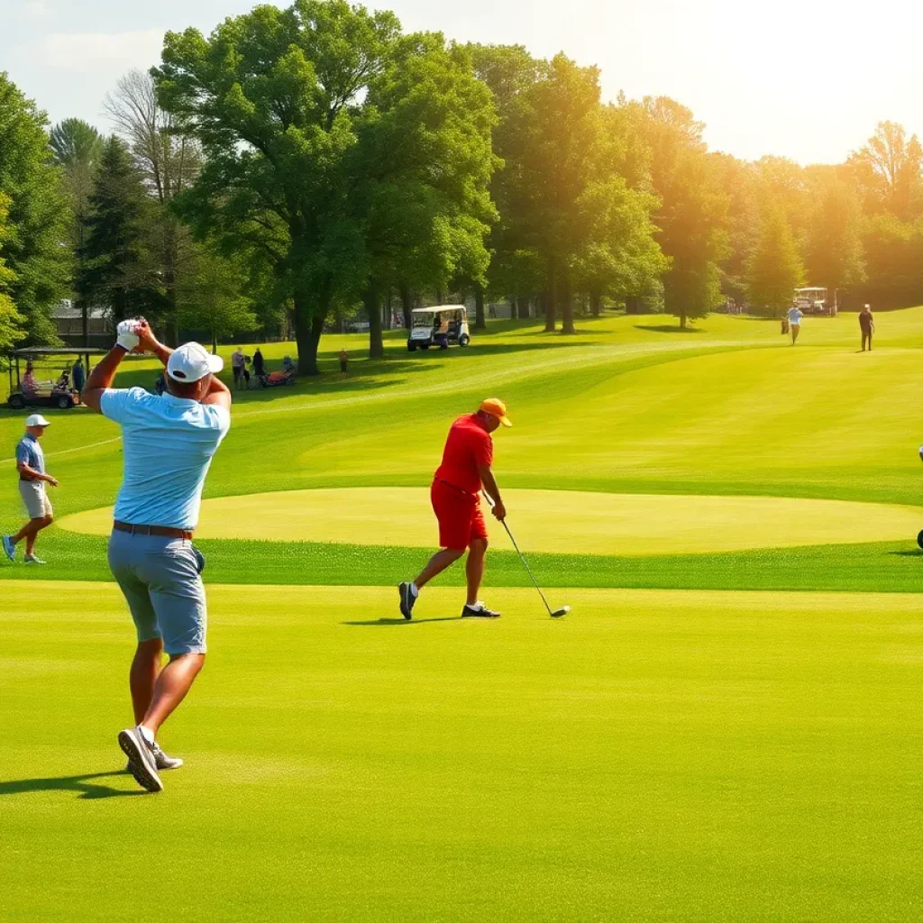 Collegiate golfers competing at Old Waverly Championship
