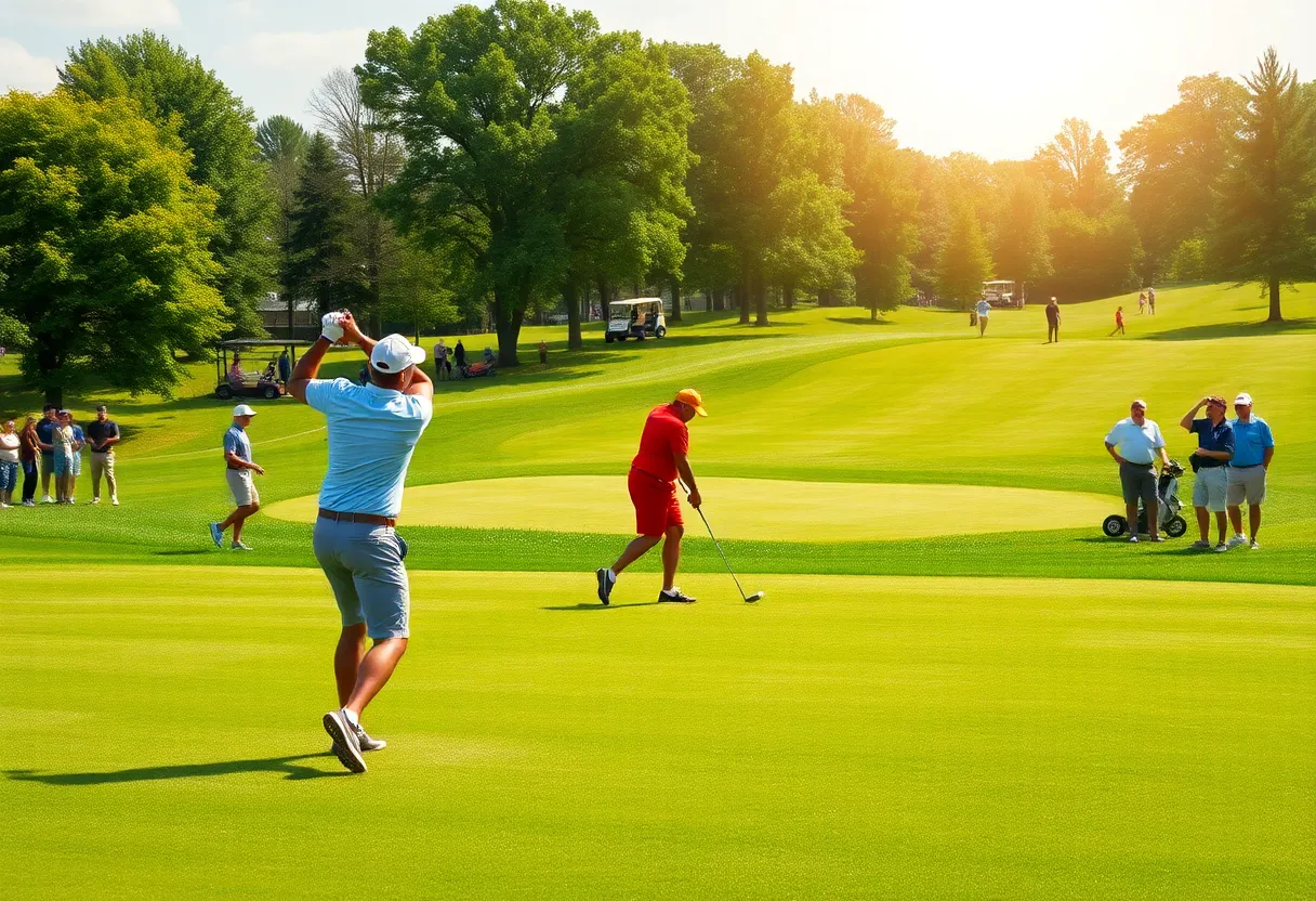 Collegiate golfers competing at Old Waverly Championship