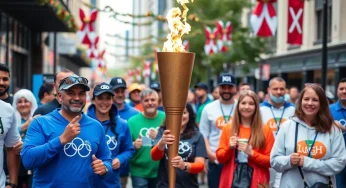 Starkville Celebrates Olympic Athletes with Torch Ceremony