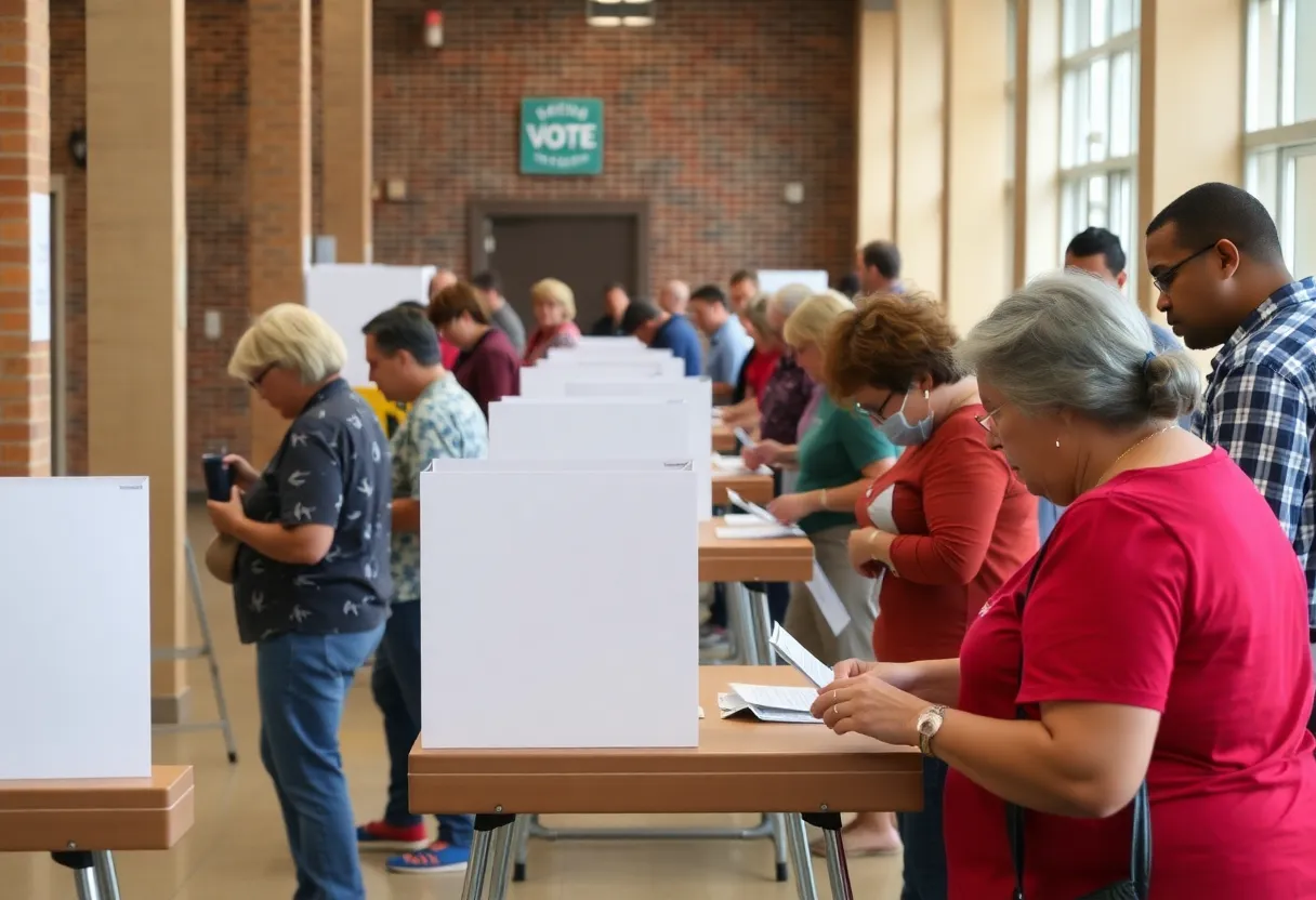 Residents voting in Columbus and Starkville during the 2025 municipal primaries