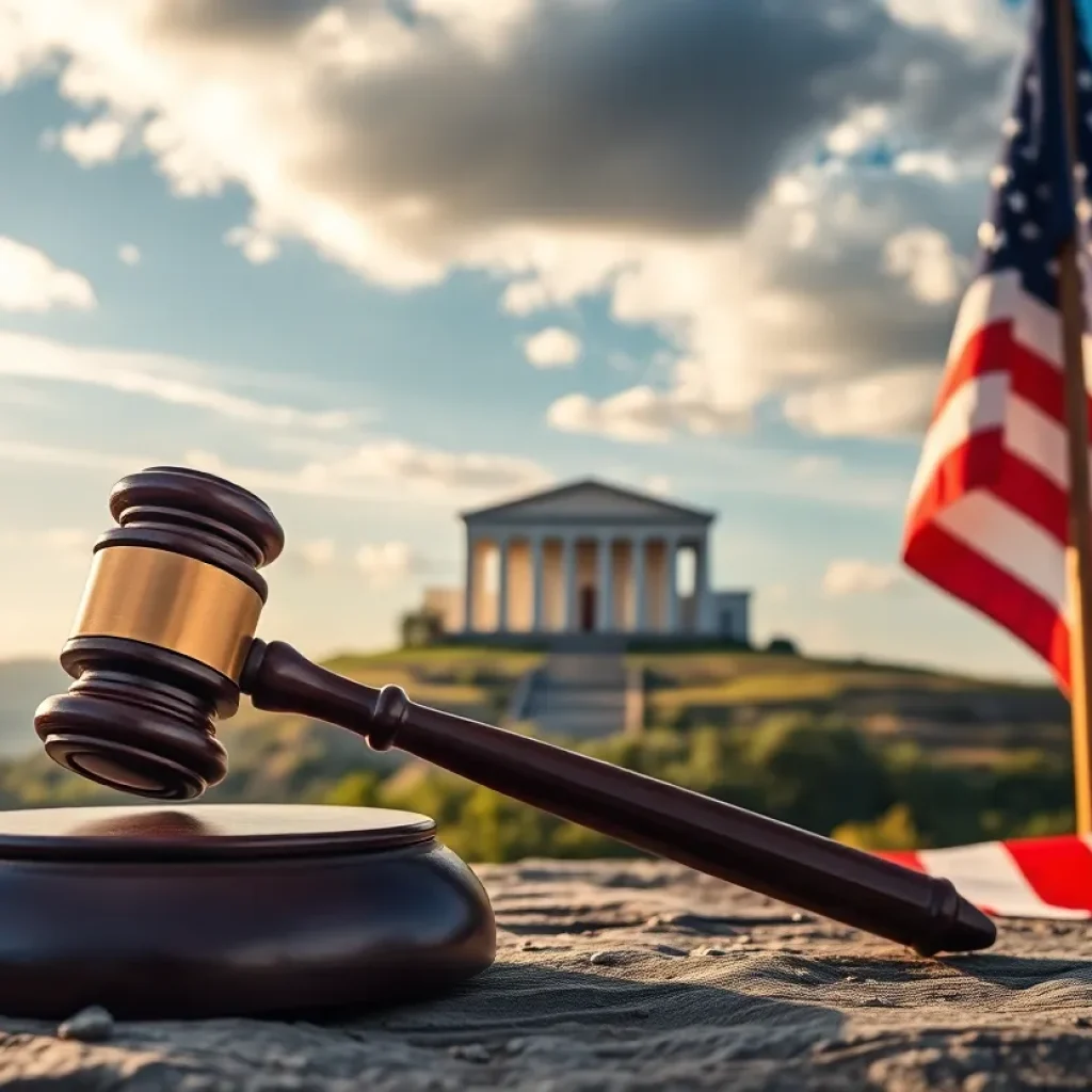 A tribute landscape symbolizing resilience and service.