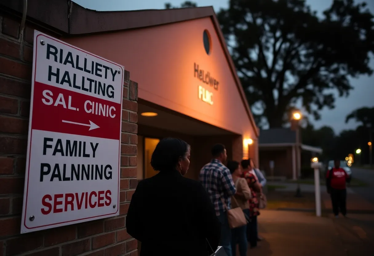 Community health clinic in Mississippi focusing on family planning services