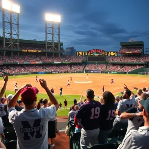 Mississippi State Bulldogs baseball team preparing for a game