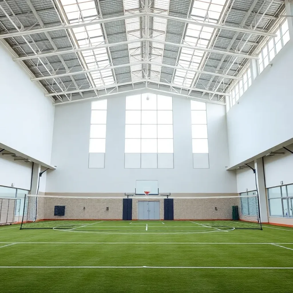 Proposed indoor practice facility at Mississippi State University