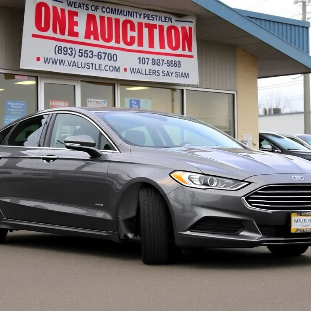 2017 Ford Fusion being auctioned at Cannon Ford Lincoln in Starkville