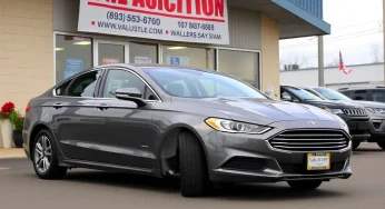 Public Auction for Abandoned 2017 Ford Fusion in Starkville