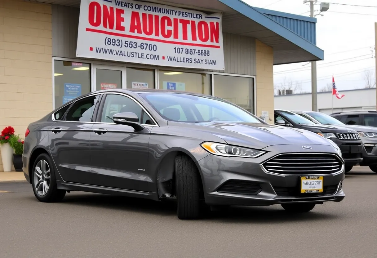 2017 Ford Fusion being auctioned at Cannon Ford Lincoln in Starkville