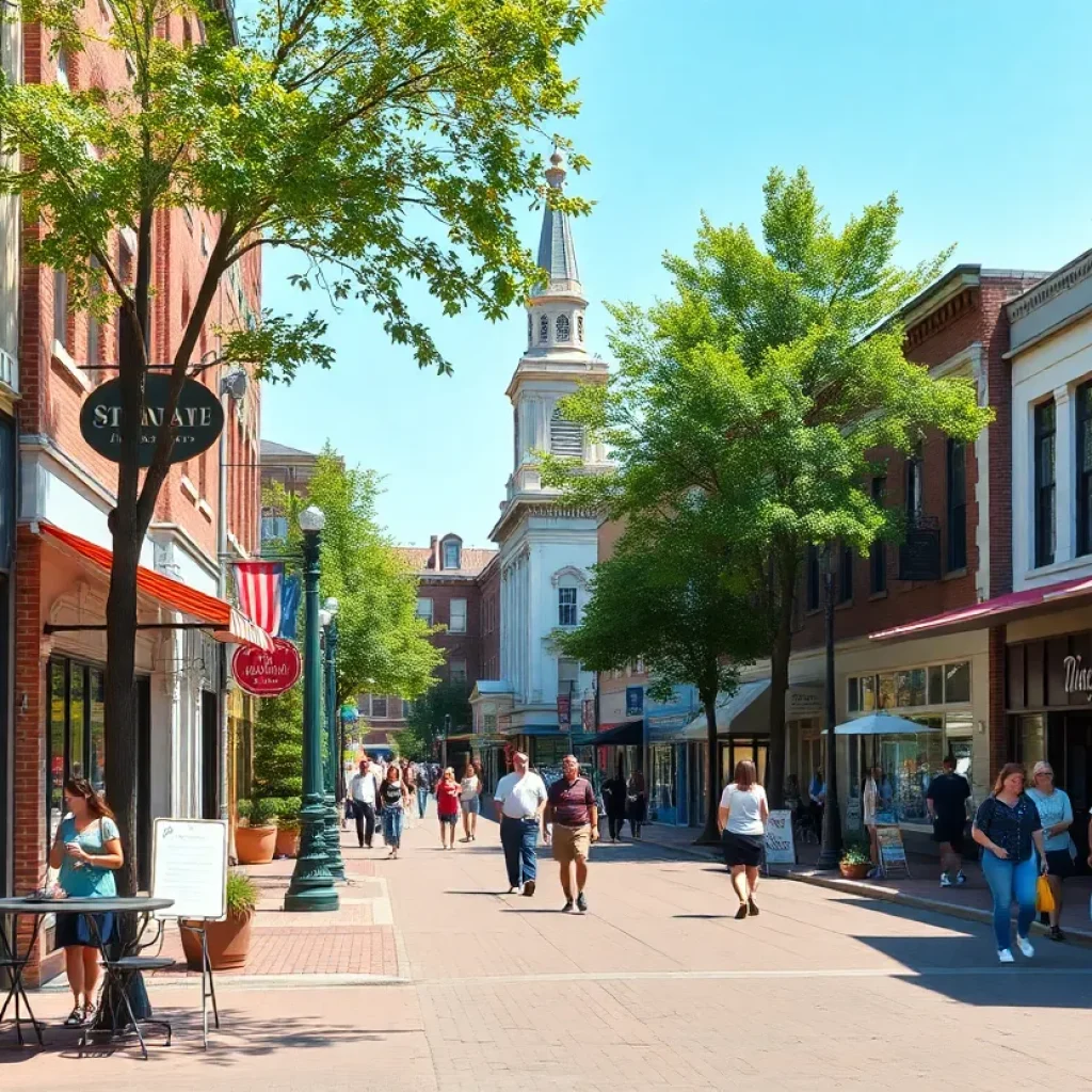 Revitalized Main Street in Columbus