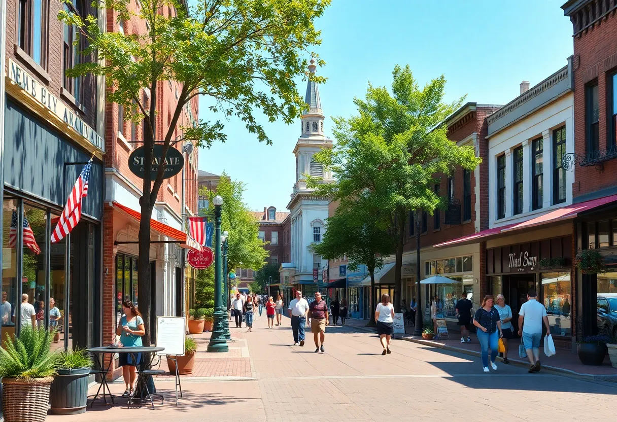 Revitalized Main Street in Columbus