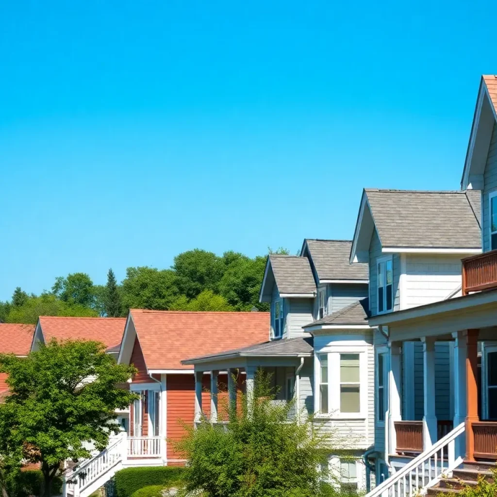 Diverse homes in Mississippi showcasing various architectural styles