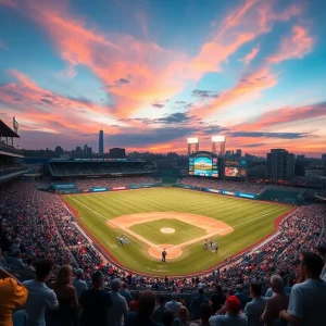 Fans at a baseball game at Mississippi State University