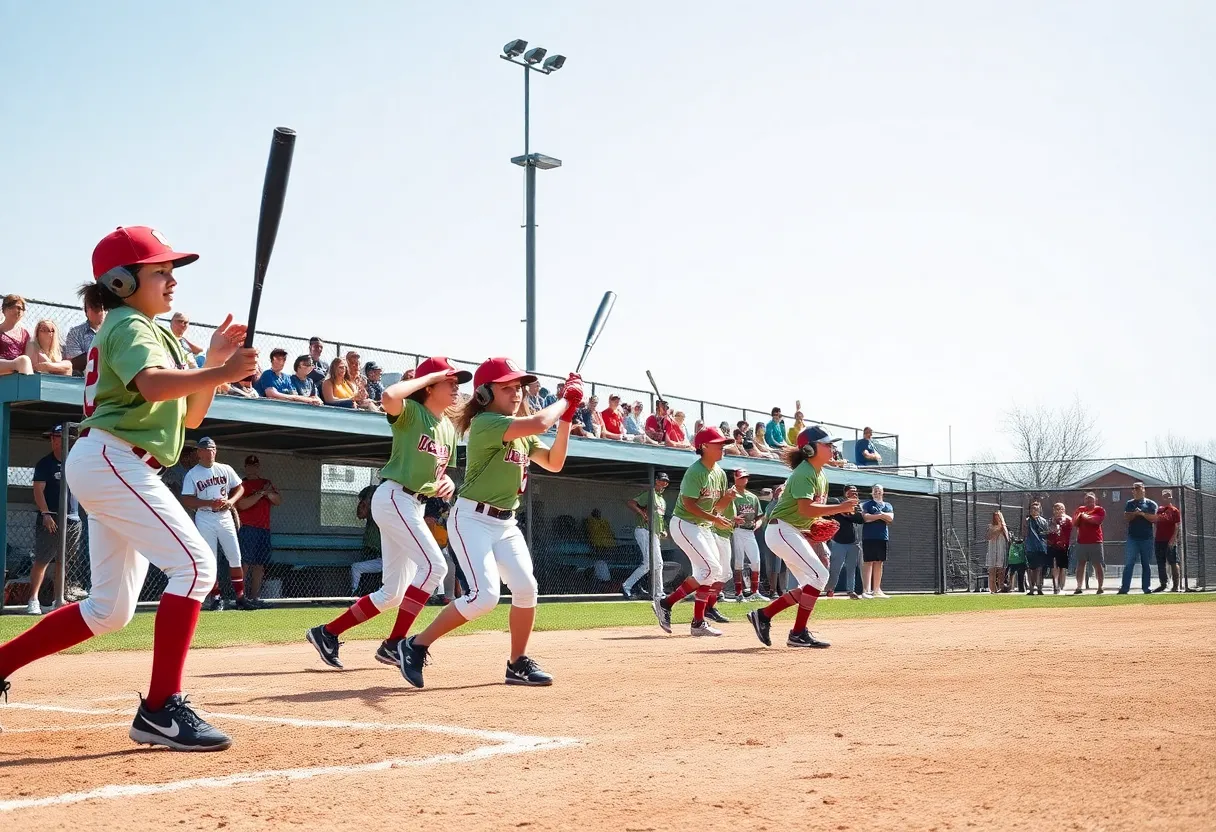 Young baseball and softball players from Starkville in action at state tournaments