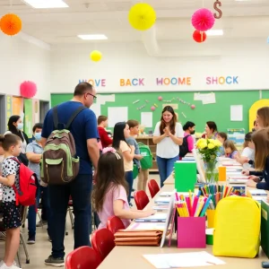 Families engaging at Starkville's Back to School events