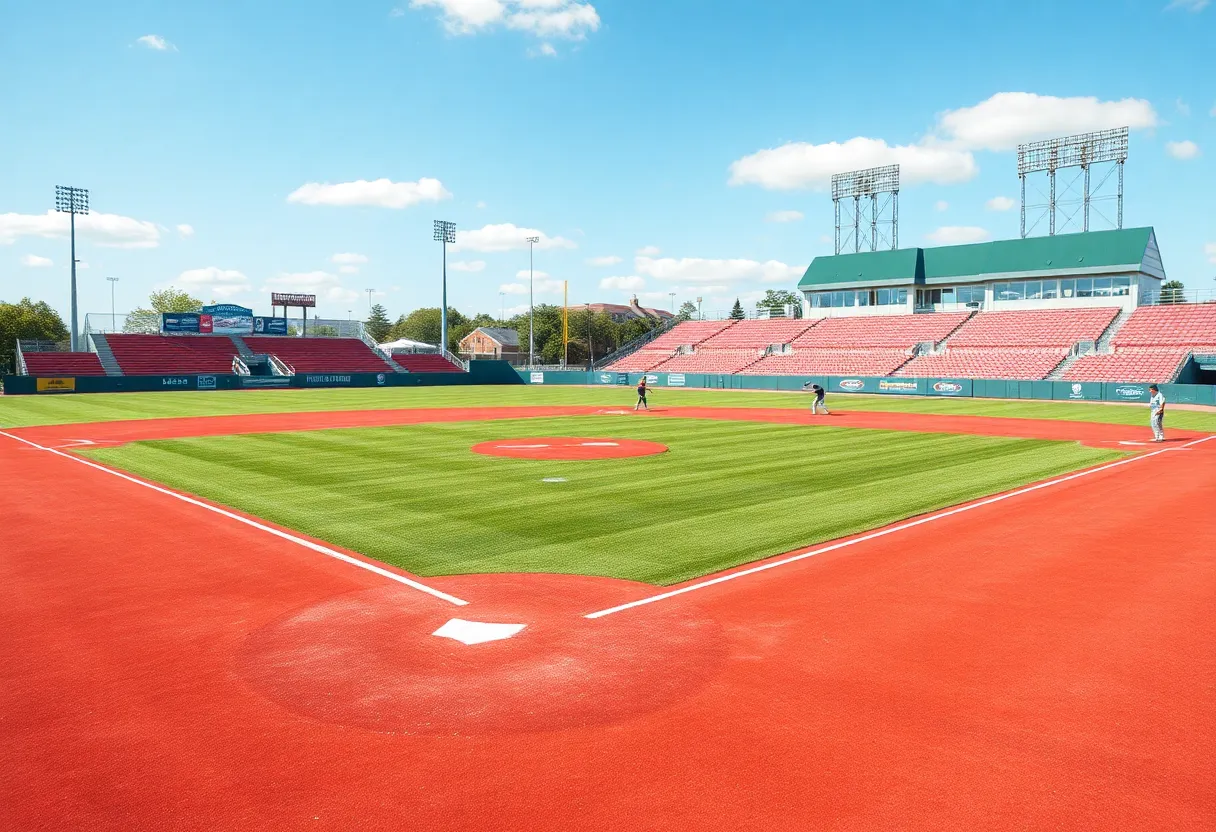 College baseball facilities at Mississippi State University