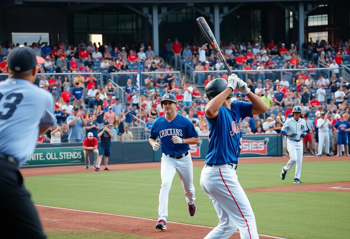Mississippi State baseball team celebrating a draft success