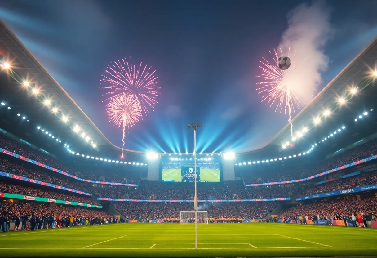 Conceptual image of Davis Wade Stadium after renovations