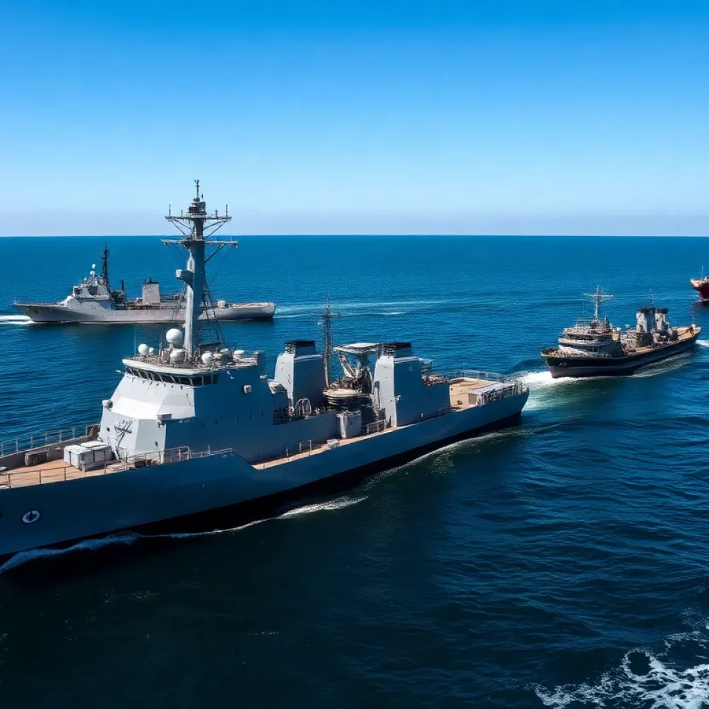 Joint naval exercises between India and Philippines in the South China Sea