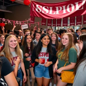 Jones County students celebrating and connecting at a send-off party for MSU newcomers.