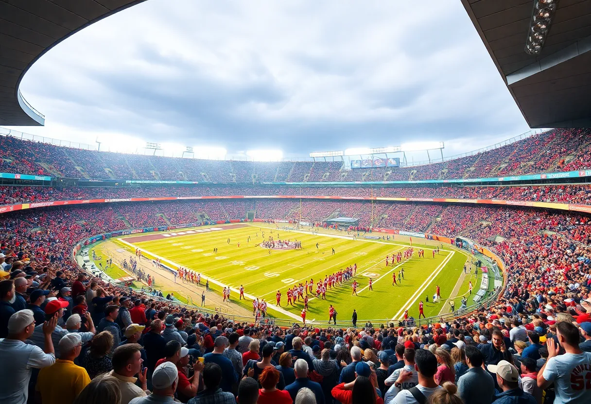 Fans celebrate the kickoff of Mississippi State football season