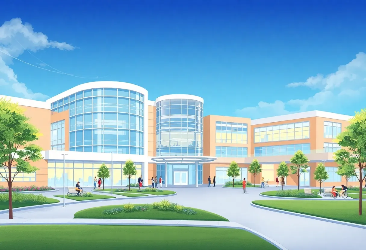 OCH Regional Medical Center building with modern architecture