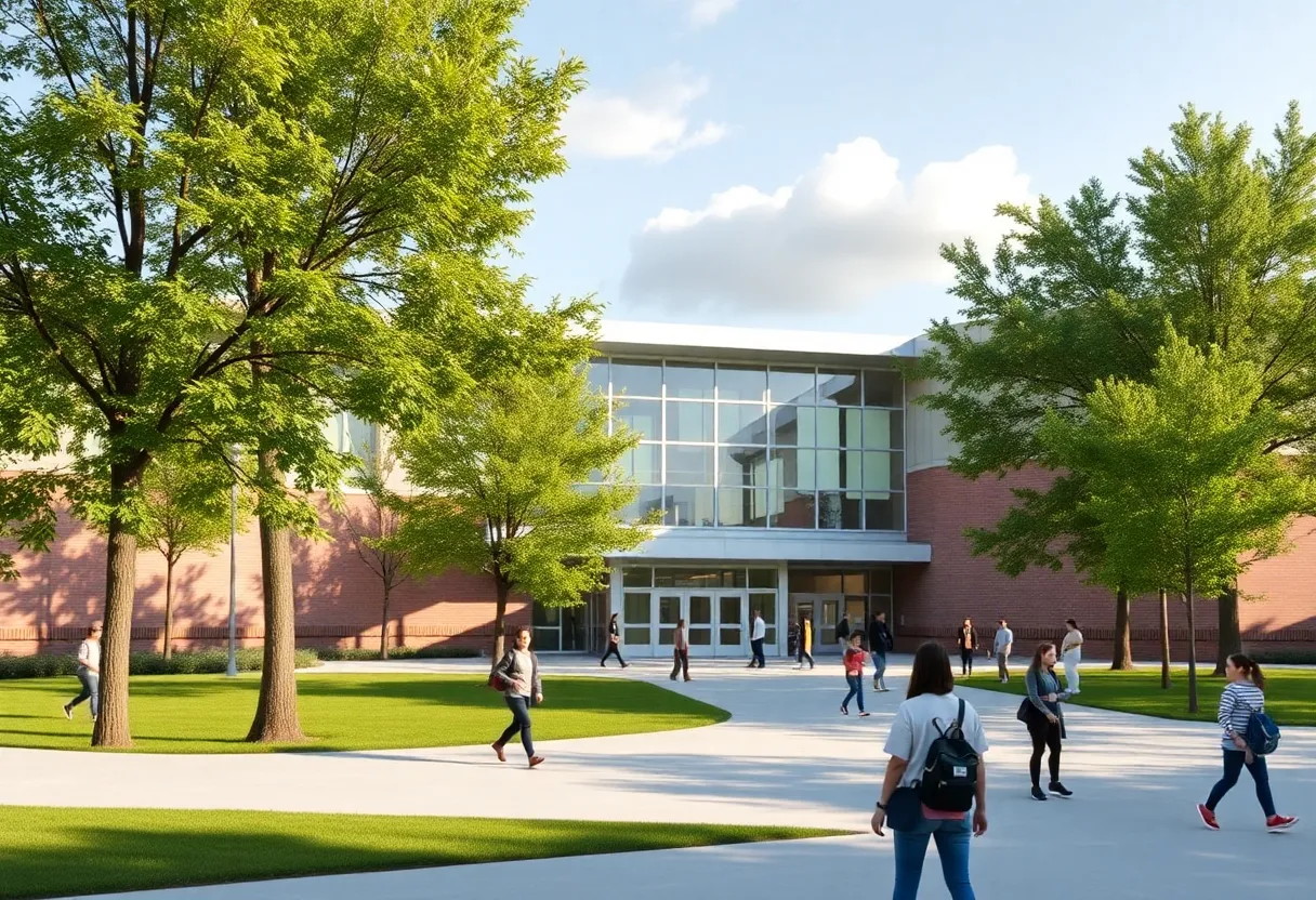 Conceptual design of the new Starkville High School